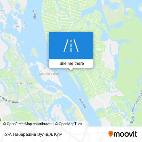 Карта 2-А Набережна Вулиця