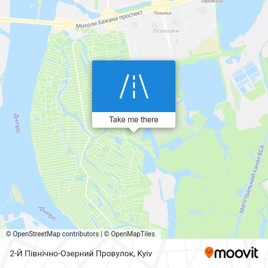 2-Й Північно-Озерний Провулок map