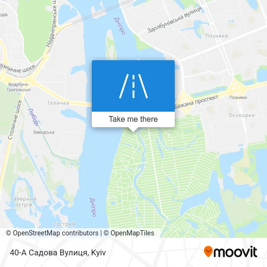 40-А Садова Вулиця map