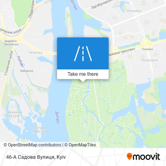 46-А Садова Вулиця map