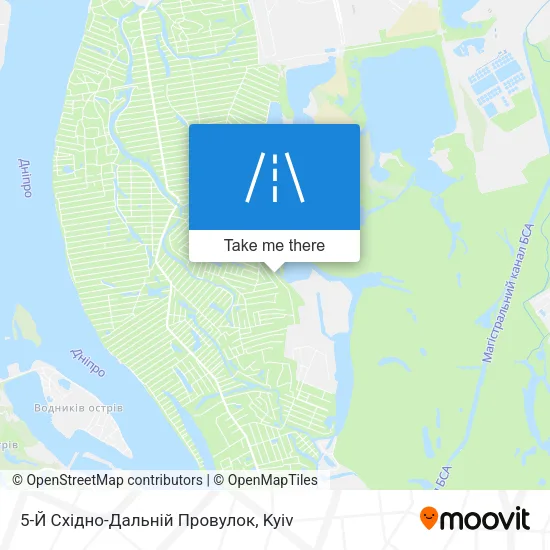 Карта 5-Й Східно-Дальній Провулок