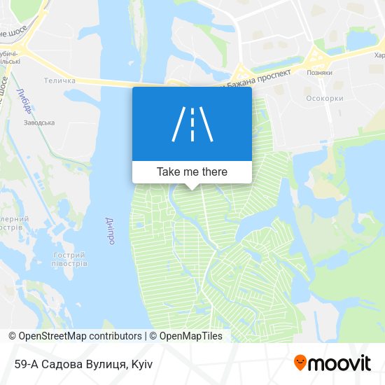 59-А Садова Вулиця map