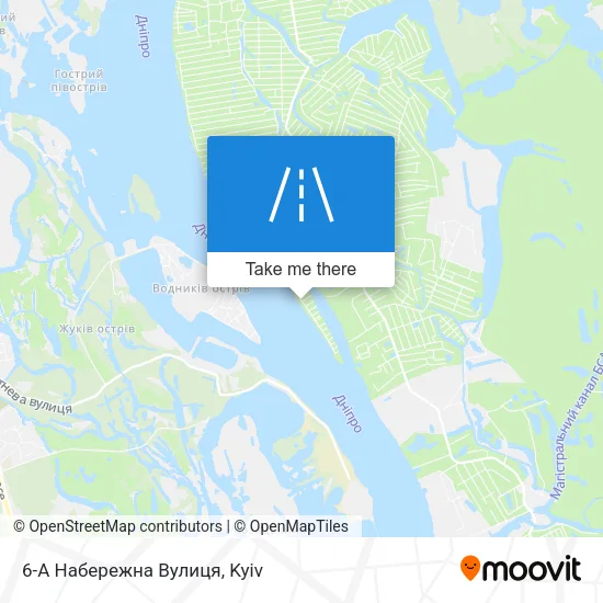 Карта 6-А Набережна Вулиця