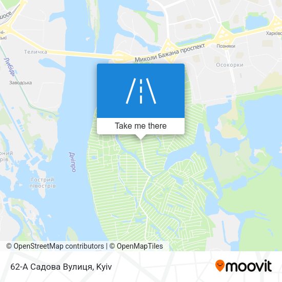 62-А Садова Вулиця map