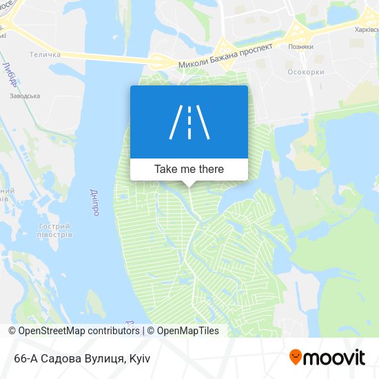 66-А Садова Вулиця map