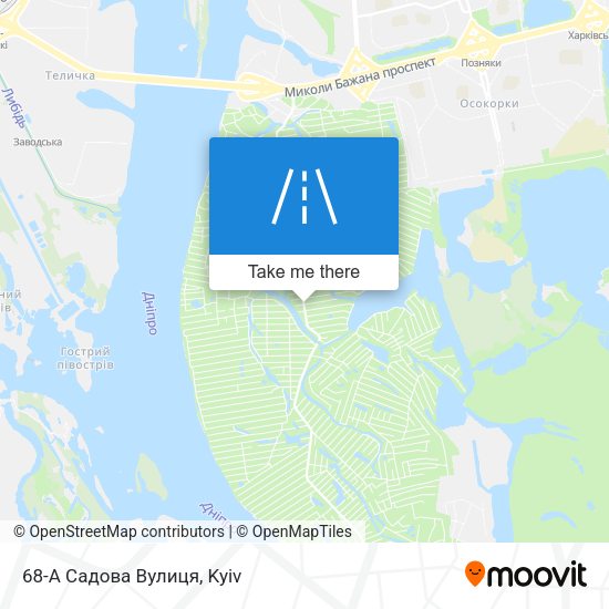 68-А Садова Вулиця map