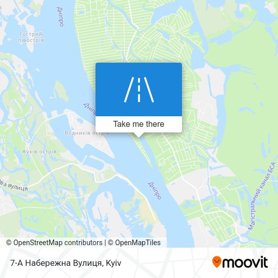 Карта 7-А Набережна Вулиця