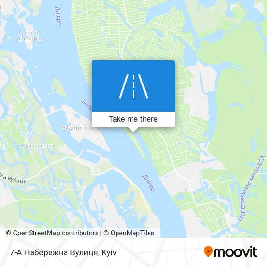 Карта 7-А Набережна Вулиця