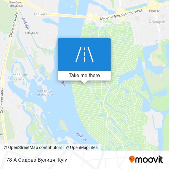 78-А Садова Вулиця map