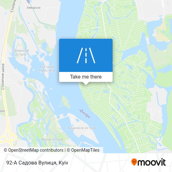 92-А Садова Вулиця map