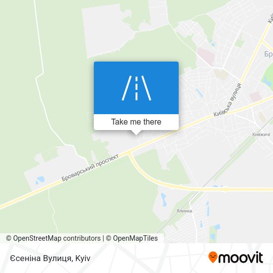 Єсеніна Вулиця map