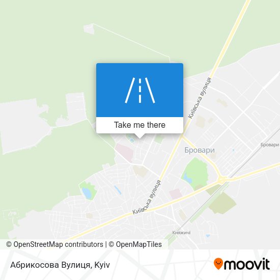 Абрикосова Вулиця map