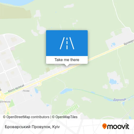 Карта Броварський Провулок