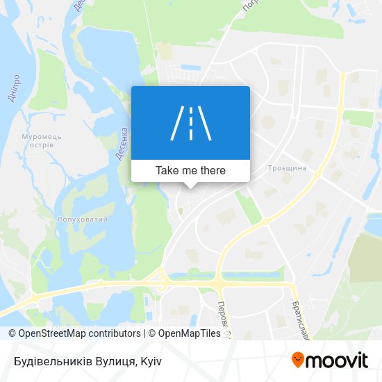 Будівельників Вулиця map