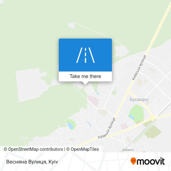 Весняна Вулиця map
