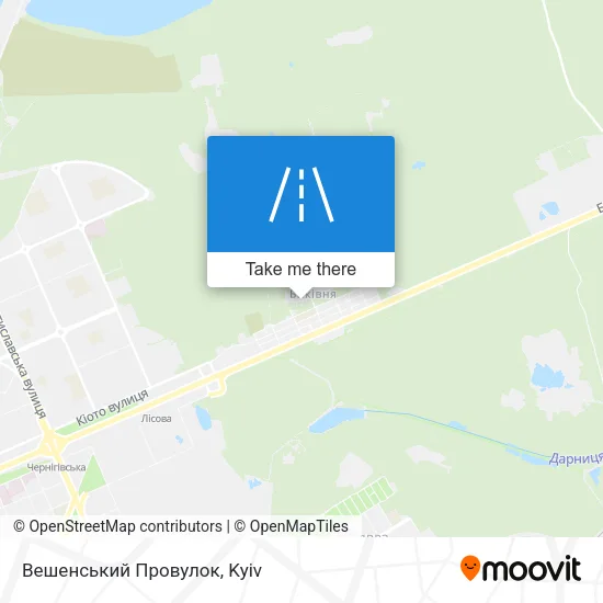 Карта Вешенський Провулок