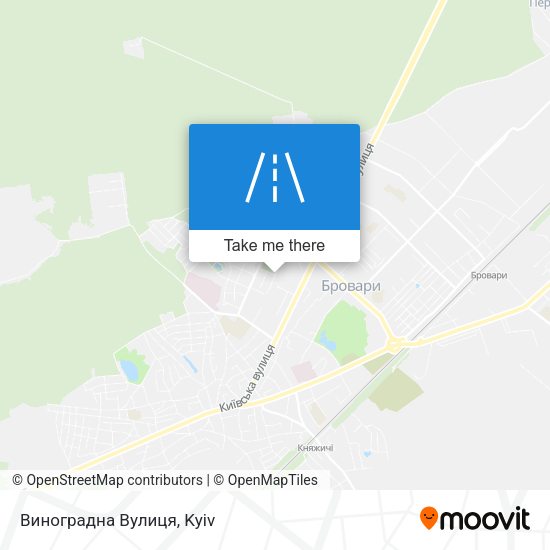 Виноградна Вулиця map