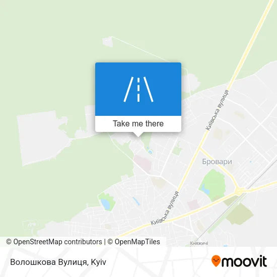 Карта Волошкова Вулиця