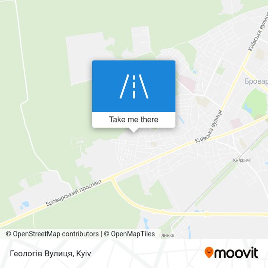 Геологів Вулиця map