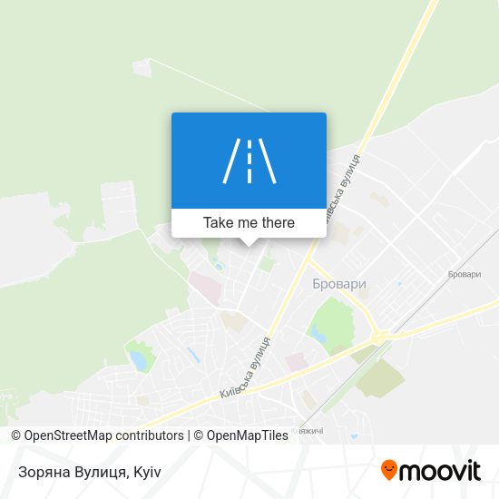 Зоряна Вулиця map