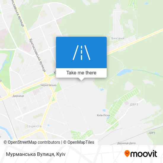 Карта Мурманська Вулиця