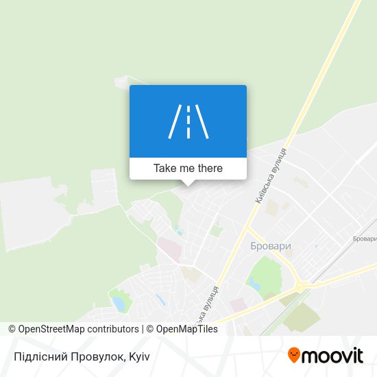 Підлісний Провулок map