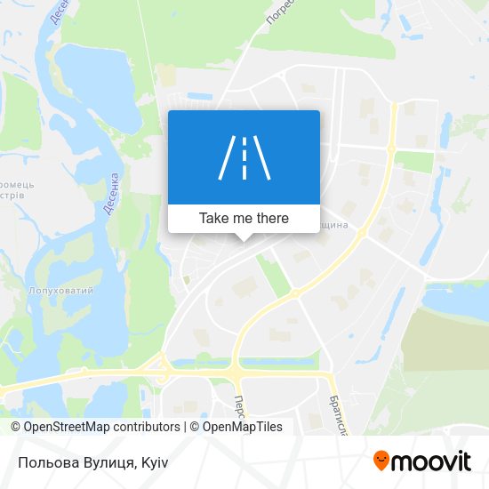 Польова Вулиця map