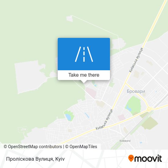 Проліскова Вулиця map