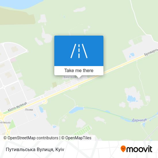 Путивльська Вулиця map