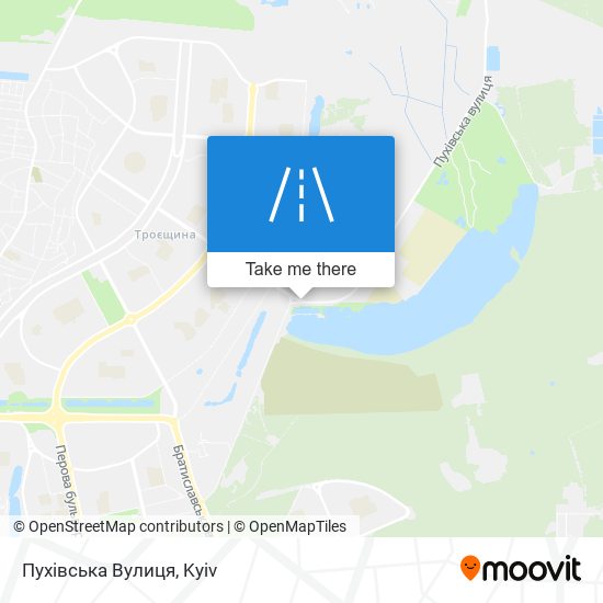 Пухівська Вулиця map