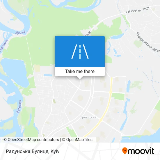 Карта Радунська Вулиця