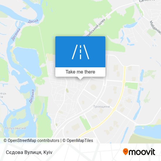 Сєдова Вулиця map