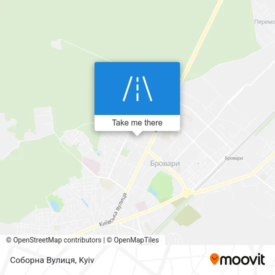 Карта Соборна Вулиця