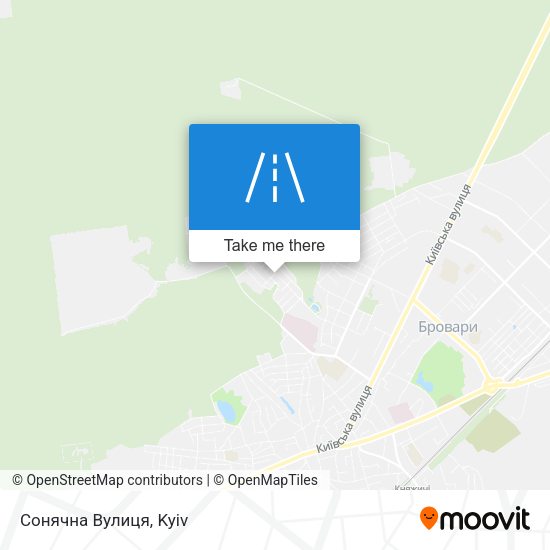 Сонячна Вулиця map
