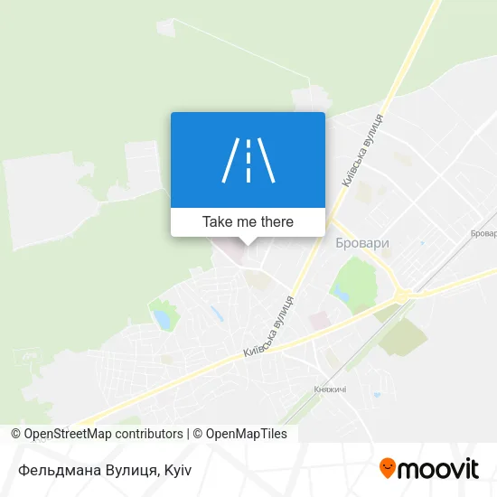 Карта Фельдмана Вулиця