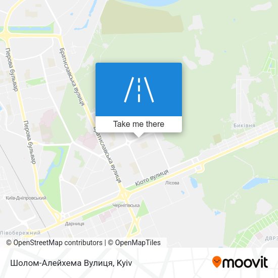 Шолом-Алейхема Вулиця map