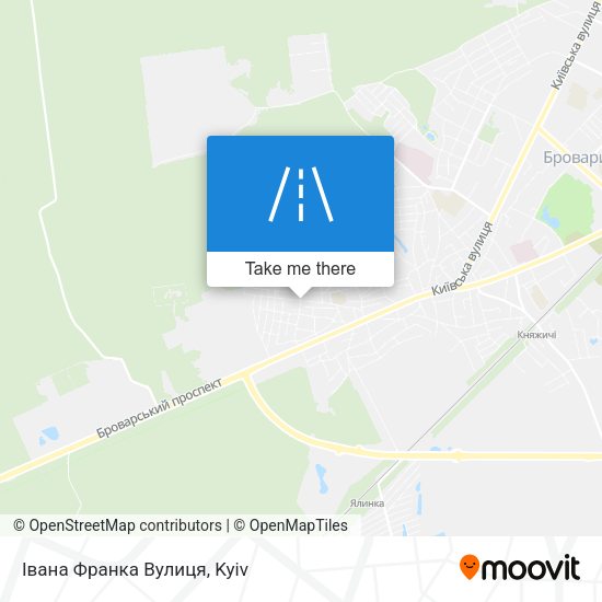 Івана Франка Вулиця map