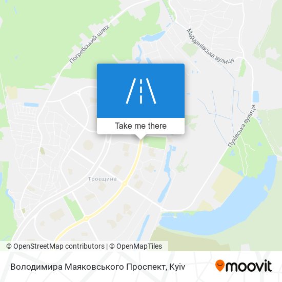 Володимира Маяковського Проспект map