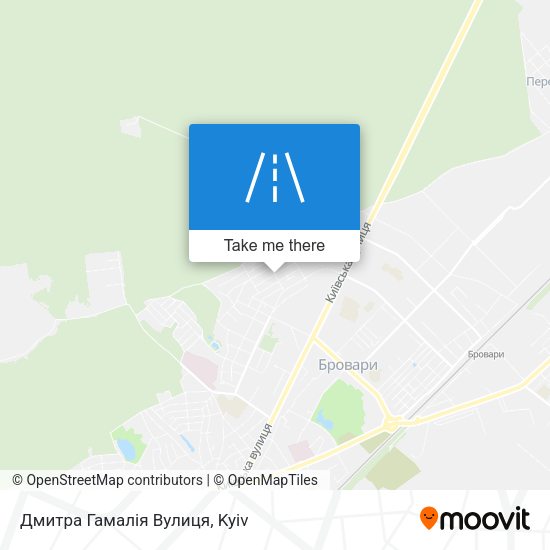 Дмитра Гамалія Вулиця map