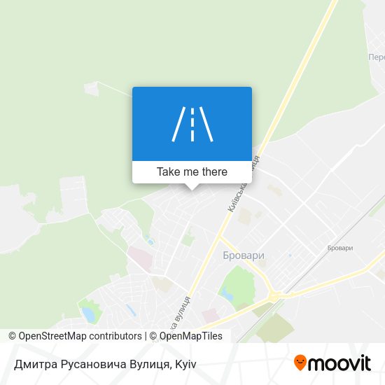 Дмитра Русановича Вулиця map