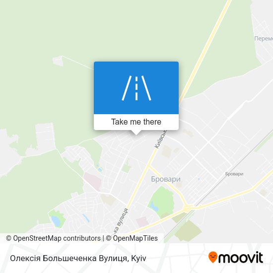 Олексія Большеченка Вулиця map