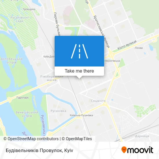Карта Будівельників Провулок