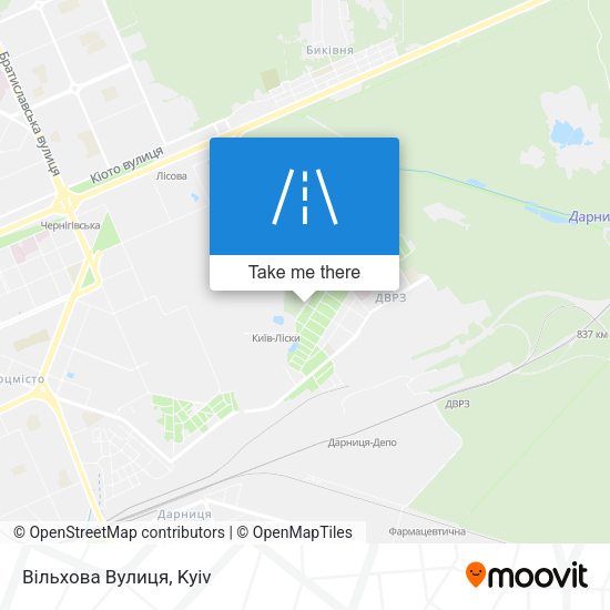 Вільхова Вулиця map