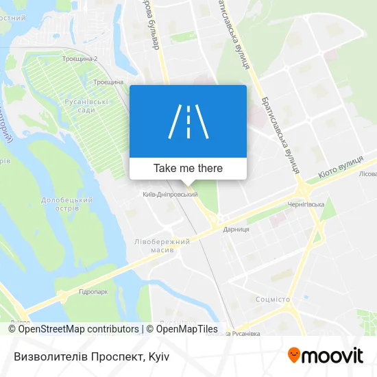 Карта Визволителів Проспект