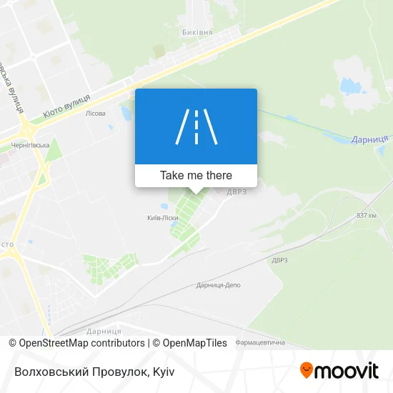 Карта Волховський Провулок