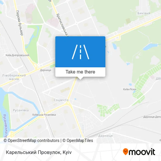Карта Карельський Провулок