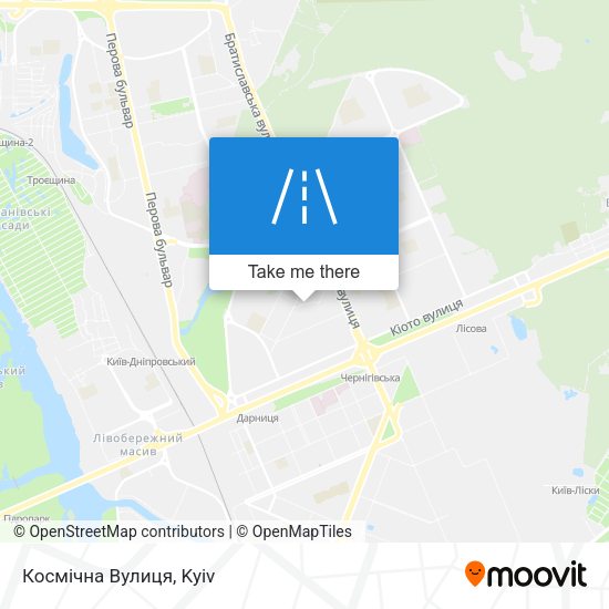 Космічна Вулиця map
