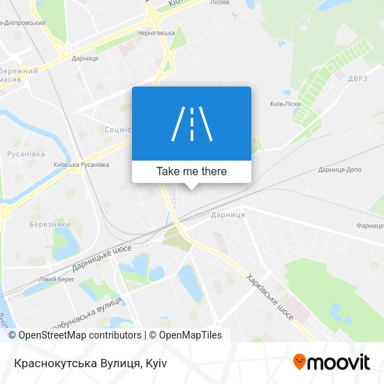 Краснокутська Вулиця map