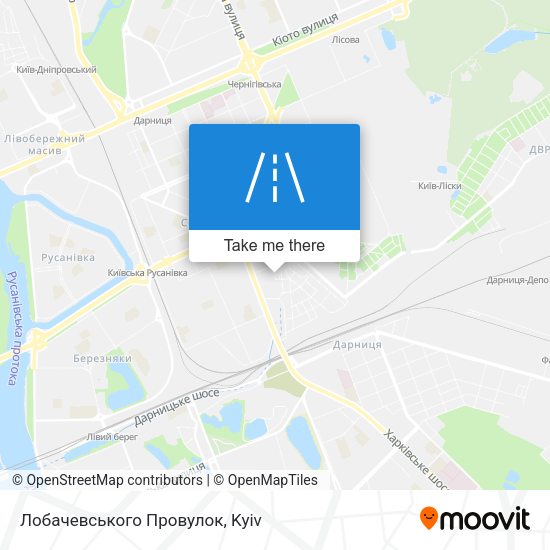 Лобачевського Провулок map