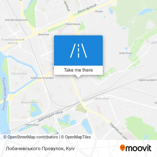 Карта Лобачевського Провулок